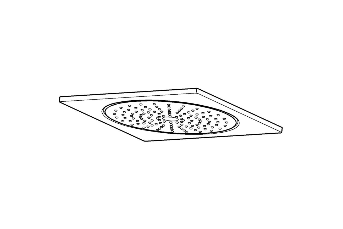 Верхний душ GROHE Rainshower F-series, 1 режим, хром (27467000)