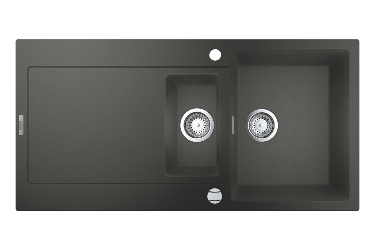 Мойка GROHE K500 с 1,5 чашей, 1000 x 500 мм, серый гранит (31646AT0)