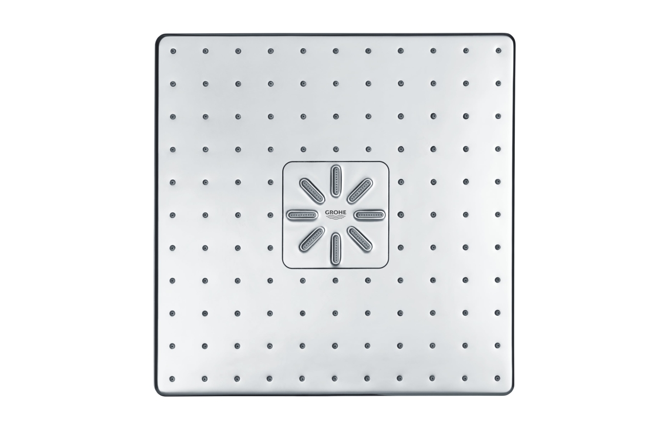 Верхний душ GROHE Rainshower SmartActive 310 Cube, 2 режима, 430 мм, хром (26479000)