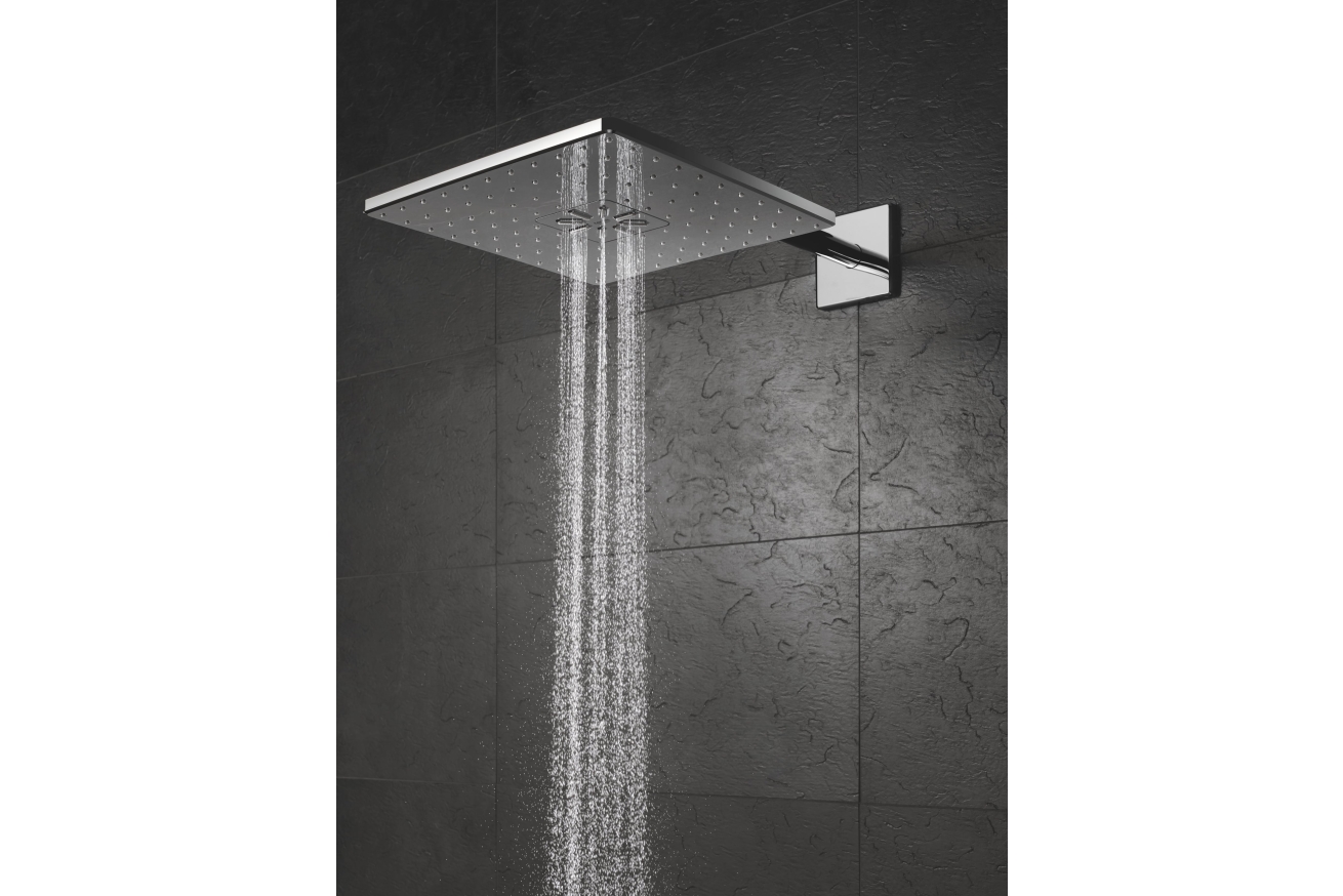 Верхний душ GROHE Rainshower SmartActive 310 Cube, 2 режима, 430 мм, хром (26479000)