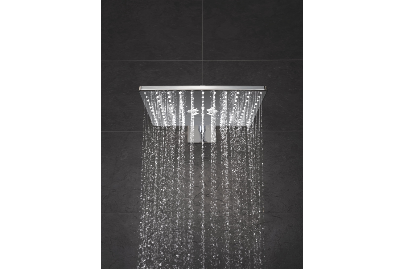 Верхний душ GROHE Rainshower SmartActive 310 Cube, 2 режима, 430 мм, хром (26479000)
