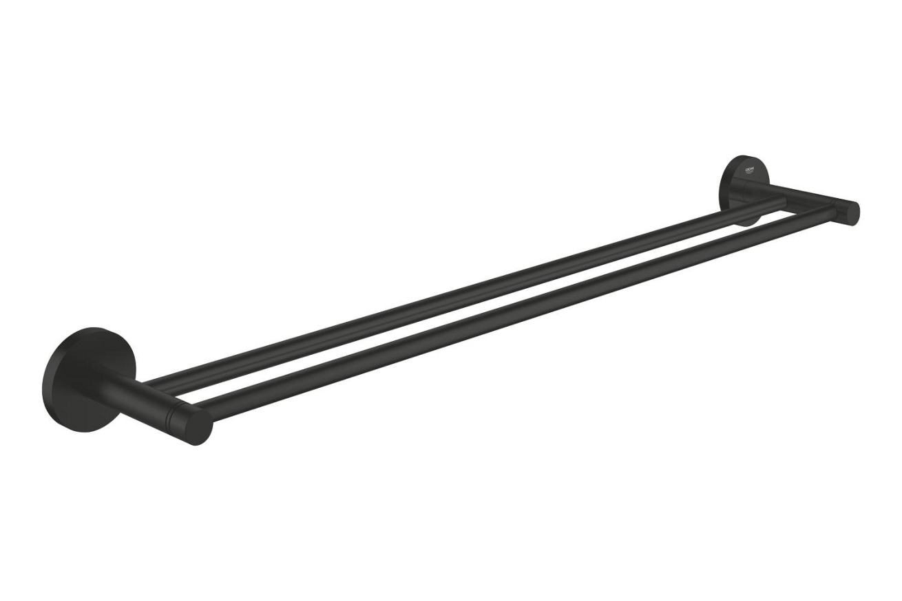 Держатель для полотенец GROHE Essentials двойной, матовый черный (1024732430)
