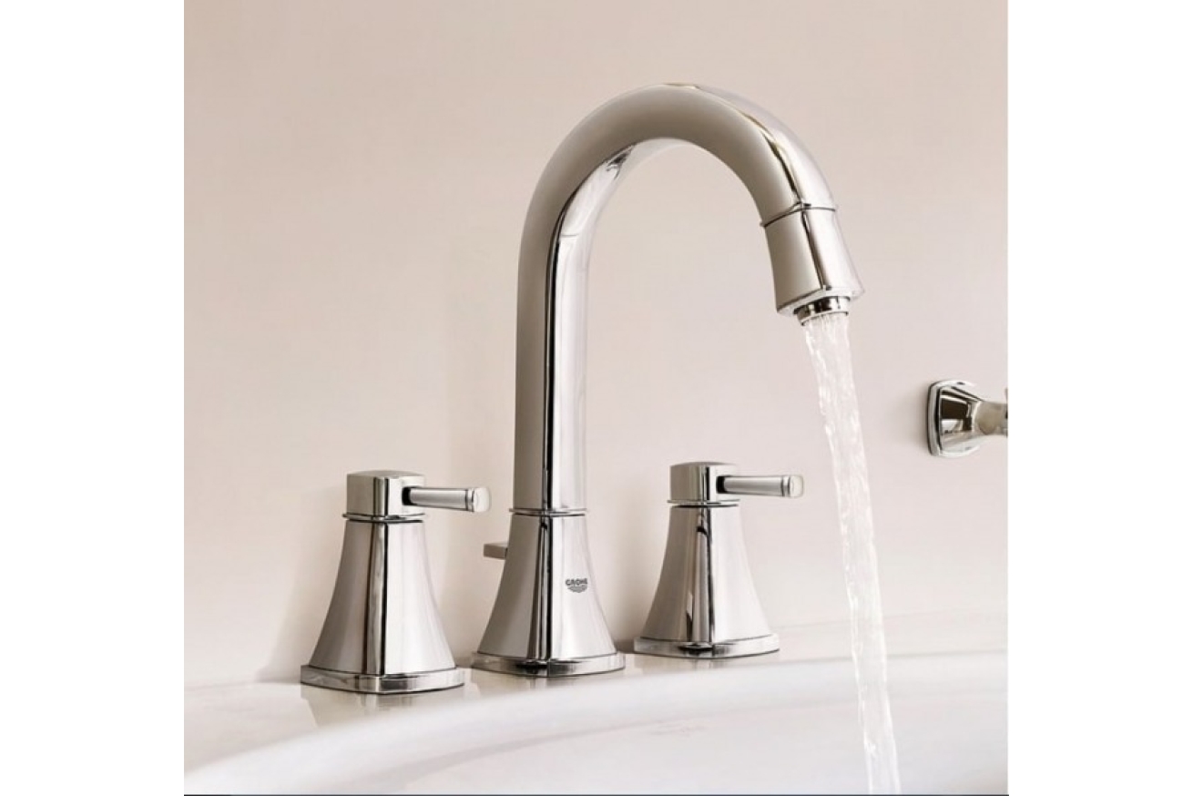 Смеситель для раковины GROHE Grandera на 3 отверстия, M-size, хром (20389000)