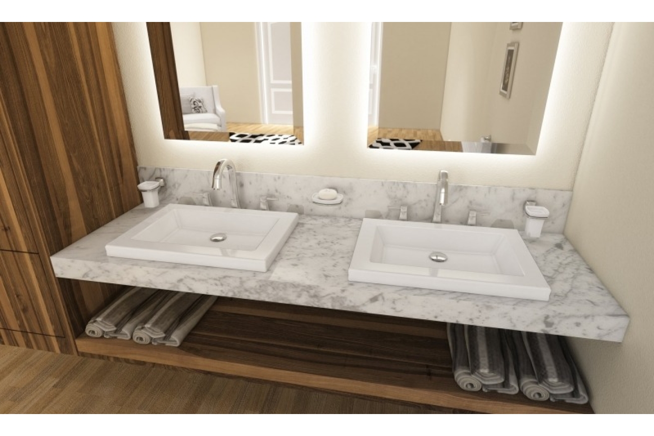 Смеситель для раковины GROHE Grandera на 3 отверстия, M-size, хром (20389000)