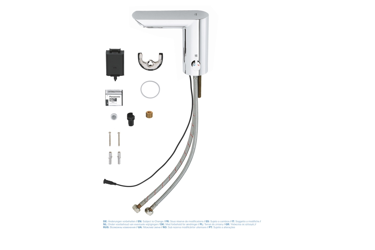 Смеситель для раковины GROHE BauCosmopolitan E инфракрасный, хром (36451000)