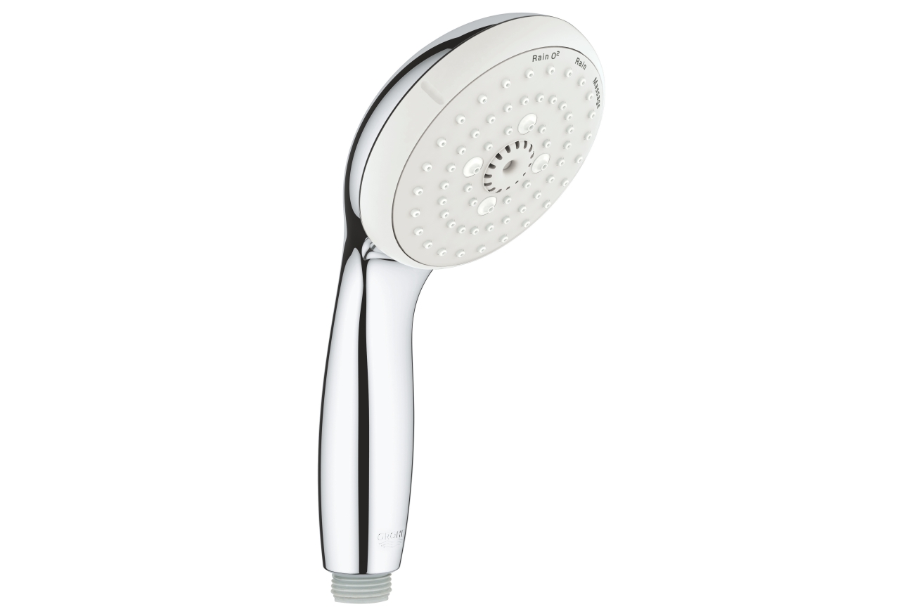 Душевой гарнитур GROHE Tempesta 100, 3 режима струи, душевая штанга 600 мм, 9,5 л/мин, хром (27794001)