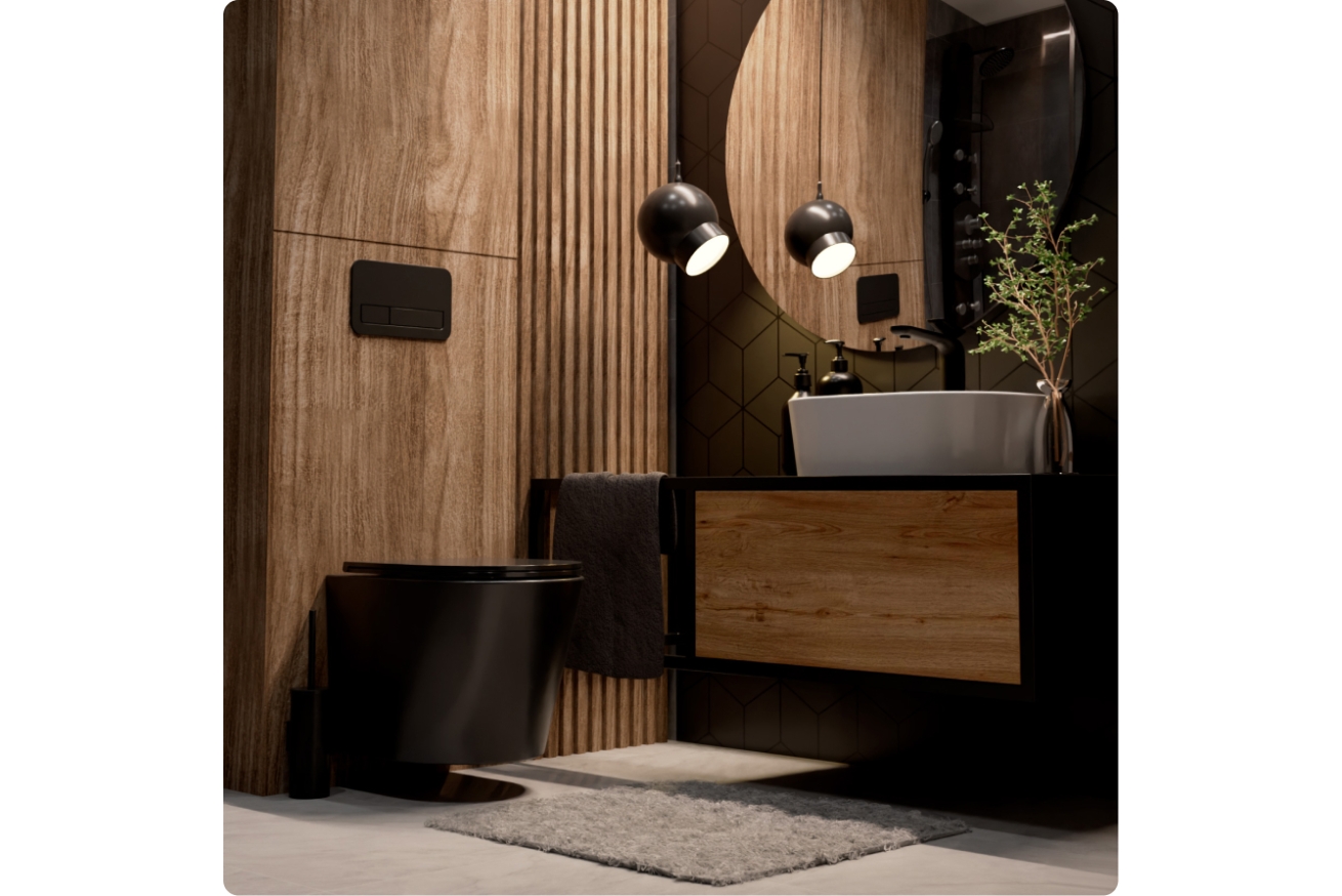 Комплект инсталляции GROHE Rapid SL 38772SH0 с унитазом AQUAme AQM2001MB и сиденьем с микролифтом (NW0282)