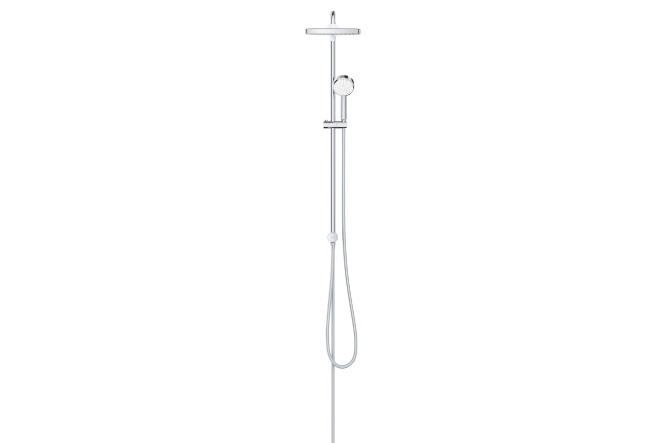 Душевая система GROHE Tempesta Cosmopolitan 250 CUBE с переключателем потоков, хром (26694000)