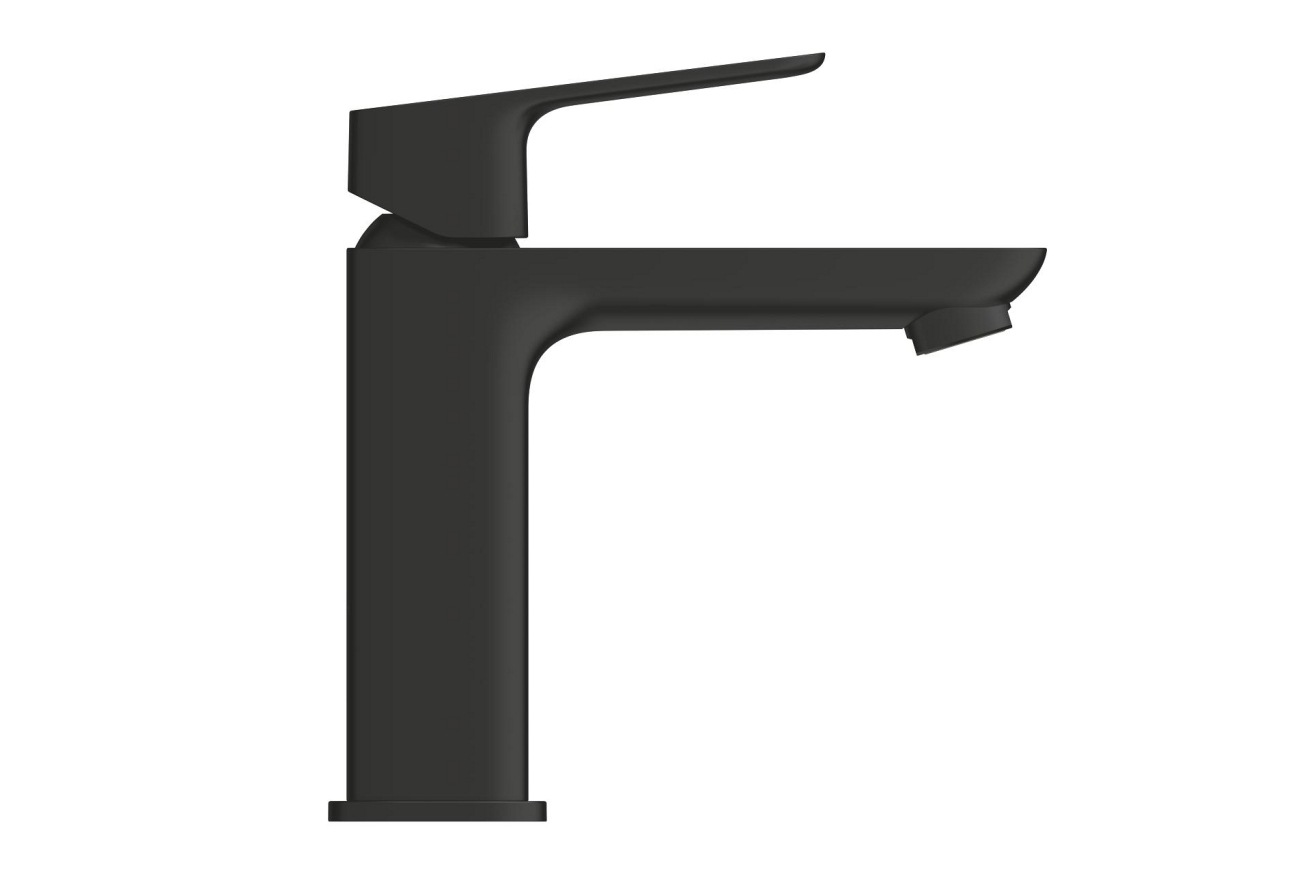 Смеситель для раковины GROHE Cubeo с донным клапаном, M-size, черный матовый (1017572430)
