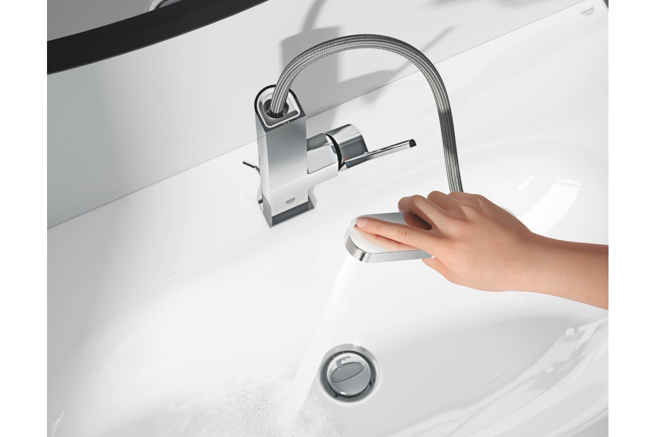 Смеситель для раковины GROHE Plus, L-size, хром (23843003)