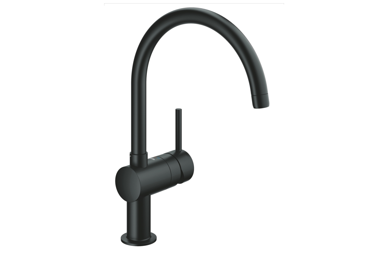 Смеситель для кухни GROHE Minta, черный бархат (32917KS0)