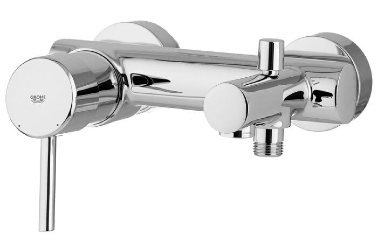 Смеситель для ванны GROHE Concetto с душевым гарнитуром, хром (32212001)
