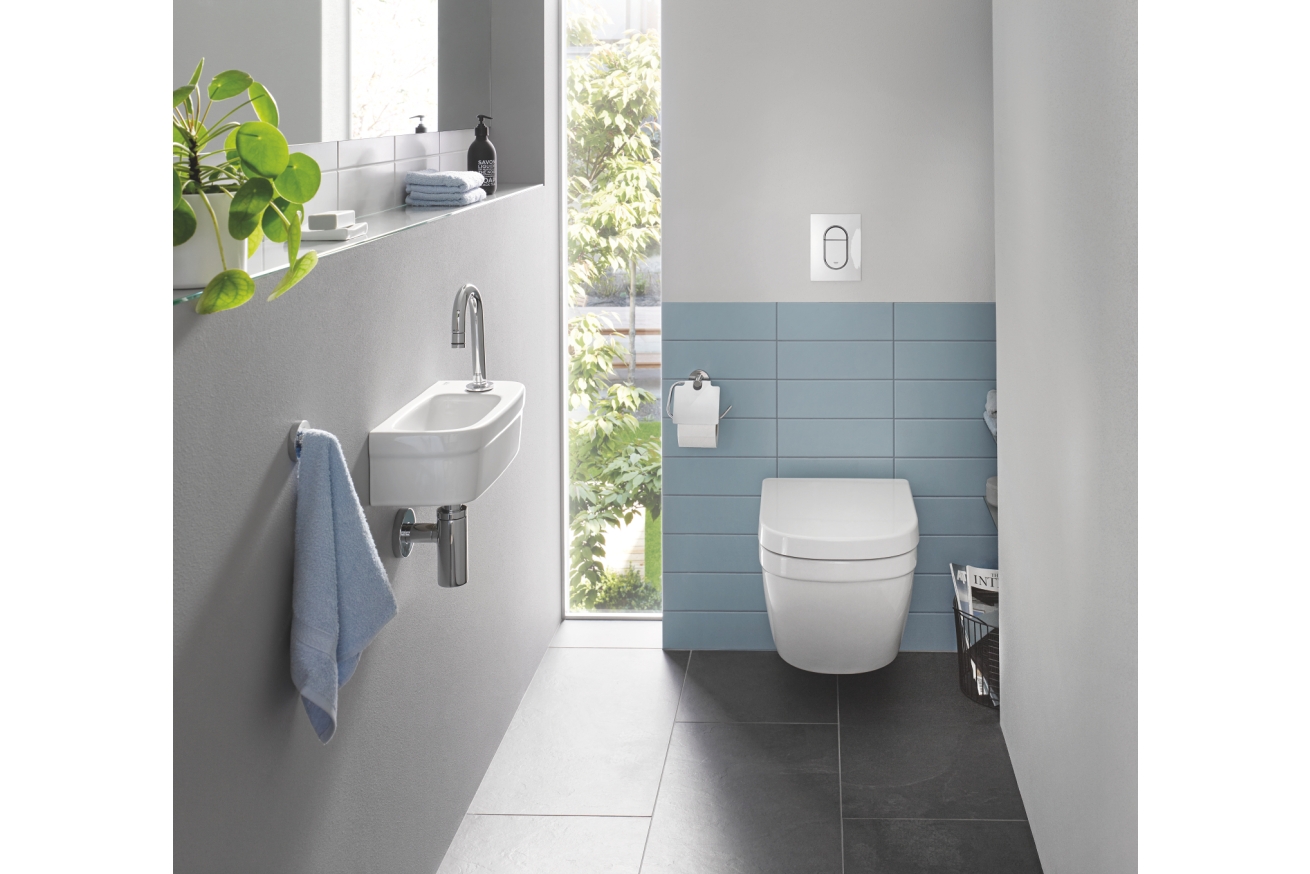 Раковина компактная GROHE Euro Ceramic 37 см, альпин-белый (39327000)