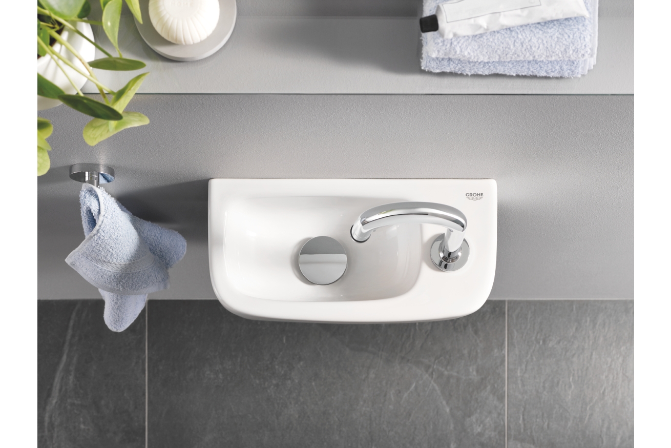 Раковина компактная GROHE Euro Ceramic 37 см, альпин-белый (39327000)