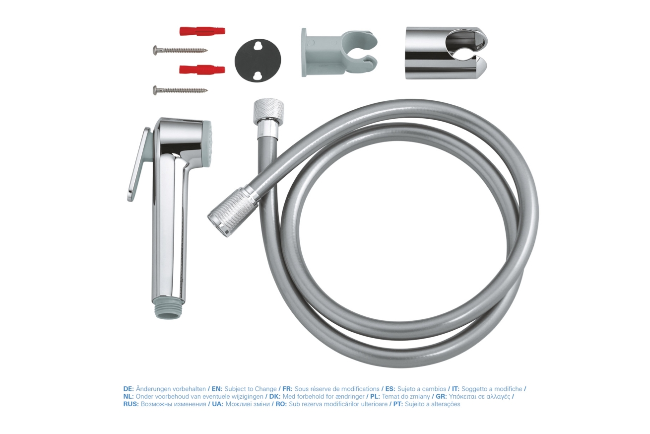 Набор для гигиенического душа GROHE Tempesta-F Trigger Spray 30, 1250 мм, хром (27513001)