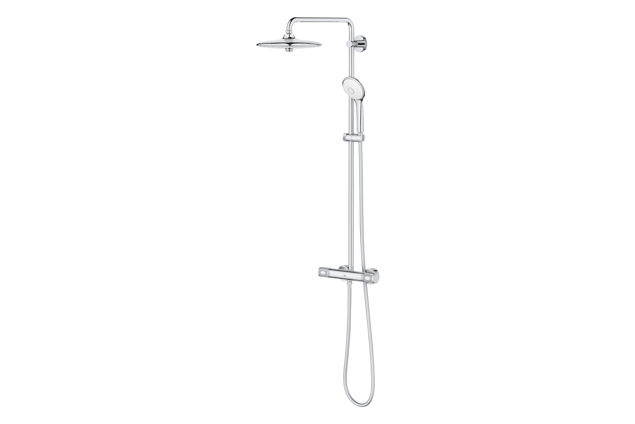 Душевая система GROHE Euphoria 260 с термостатом для душа, хром (27615002-DP) (ПОВРЕЖДЕНА УПАКОВКА)