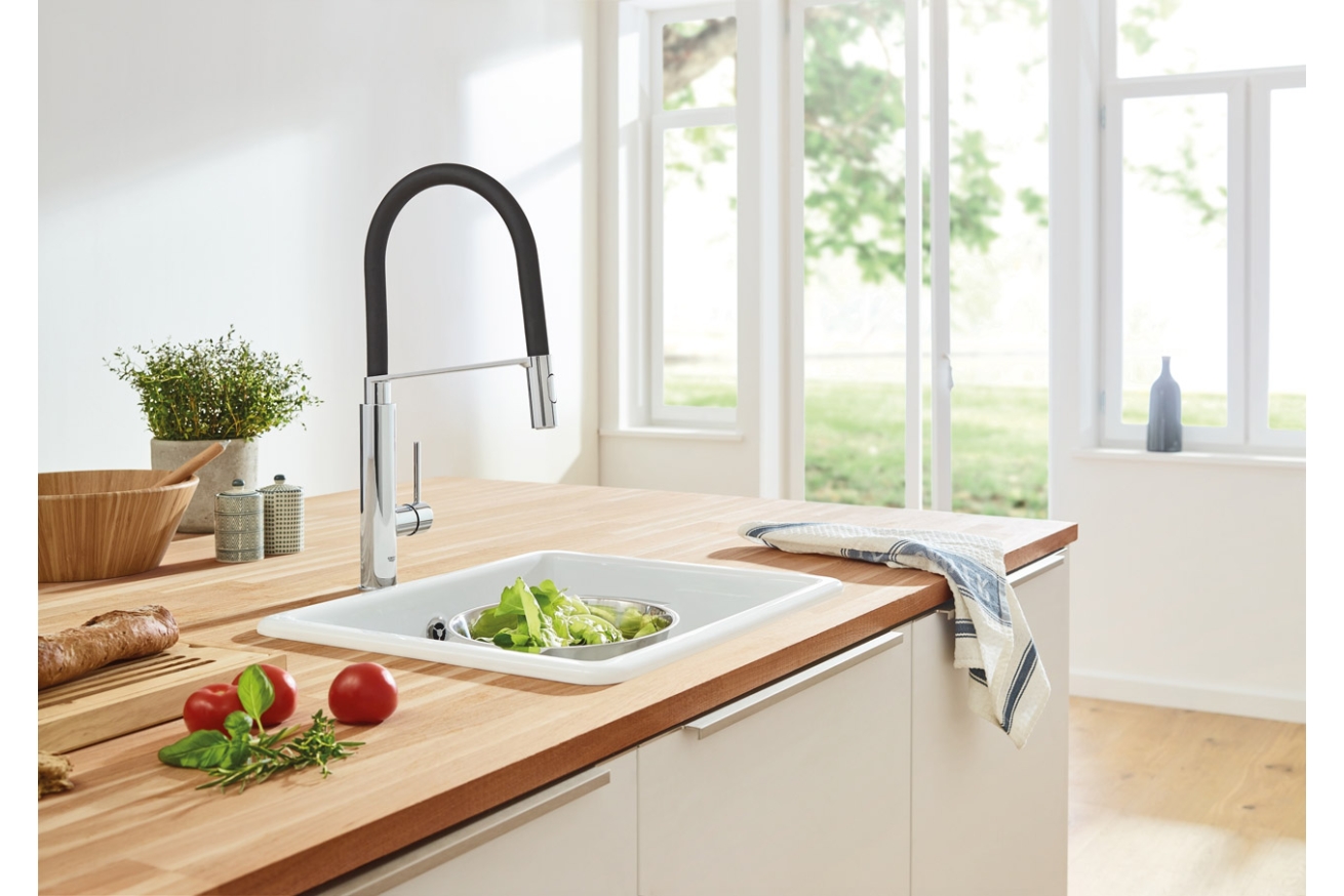 Смеситель для кухни GROHE Concetto профессиональный, хром (31491000)