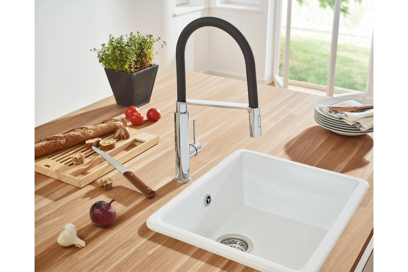 Смеситель для кухни GROHE Concetto профессиональный, хром (31491000)