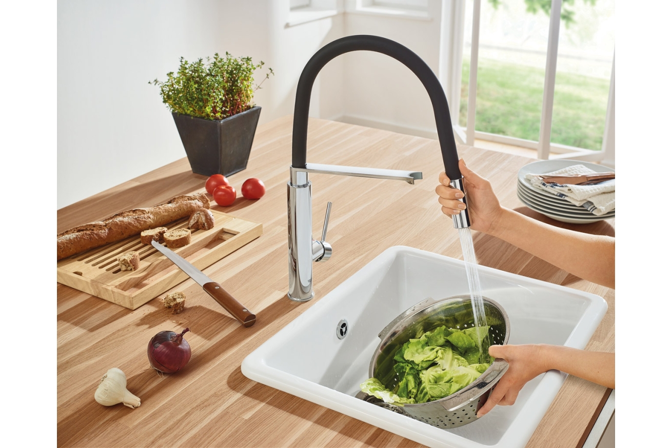Смеситель для кухни GROHE Concetto профессиональный, хром (31491000)