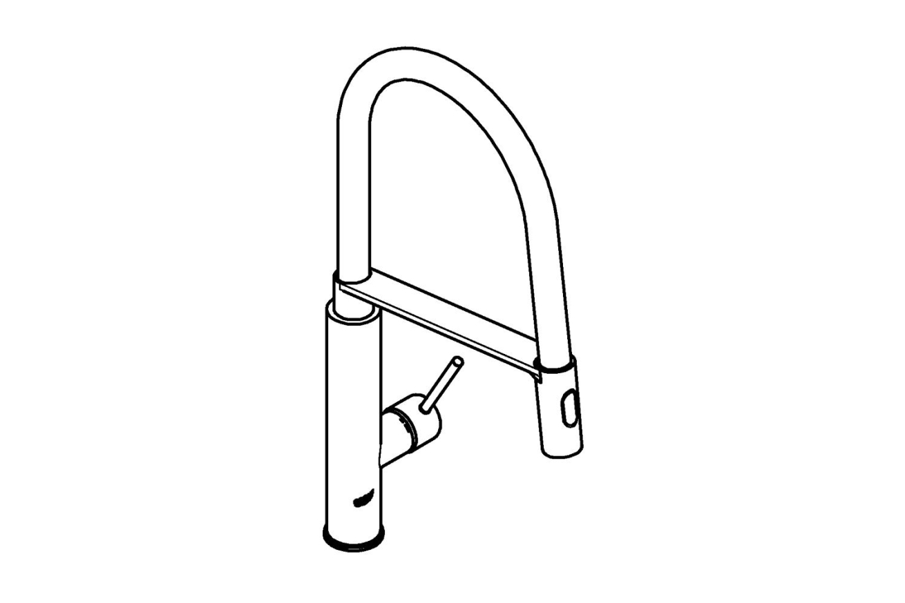 Смеситель для кухни GROHE Concetto профессиональный, хром (31491000)