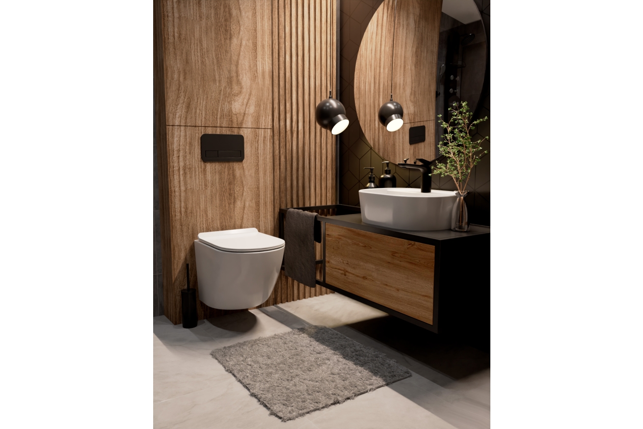 Комплект инсталляции GROHE 38811KF0 с унитазом AQUAme AQM2002 и сиденьем с микролифтом (NW0172)