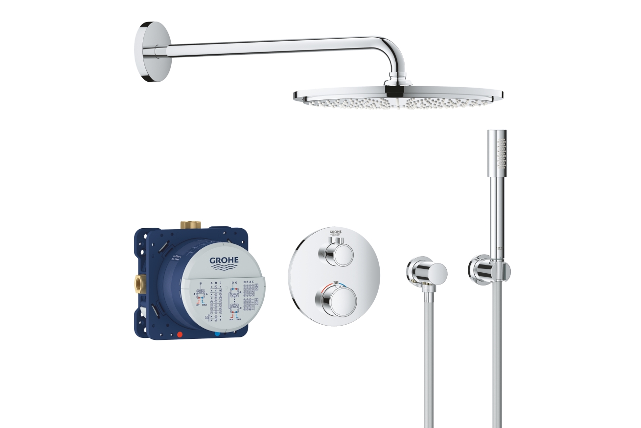 Набор для комплектации душа GROHE Grohtherm, хром (34731000)