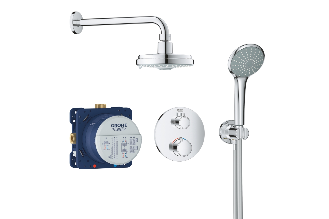 Набор для комплектации душа с Rainshower Cosmopolitan 160, GROHE Grohtherm Convent (34735000)