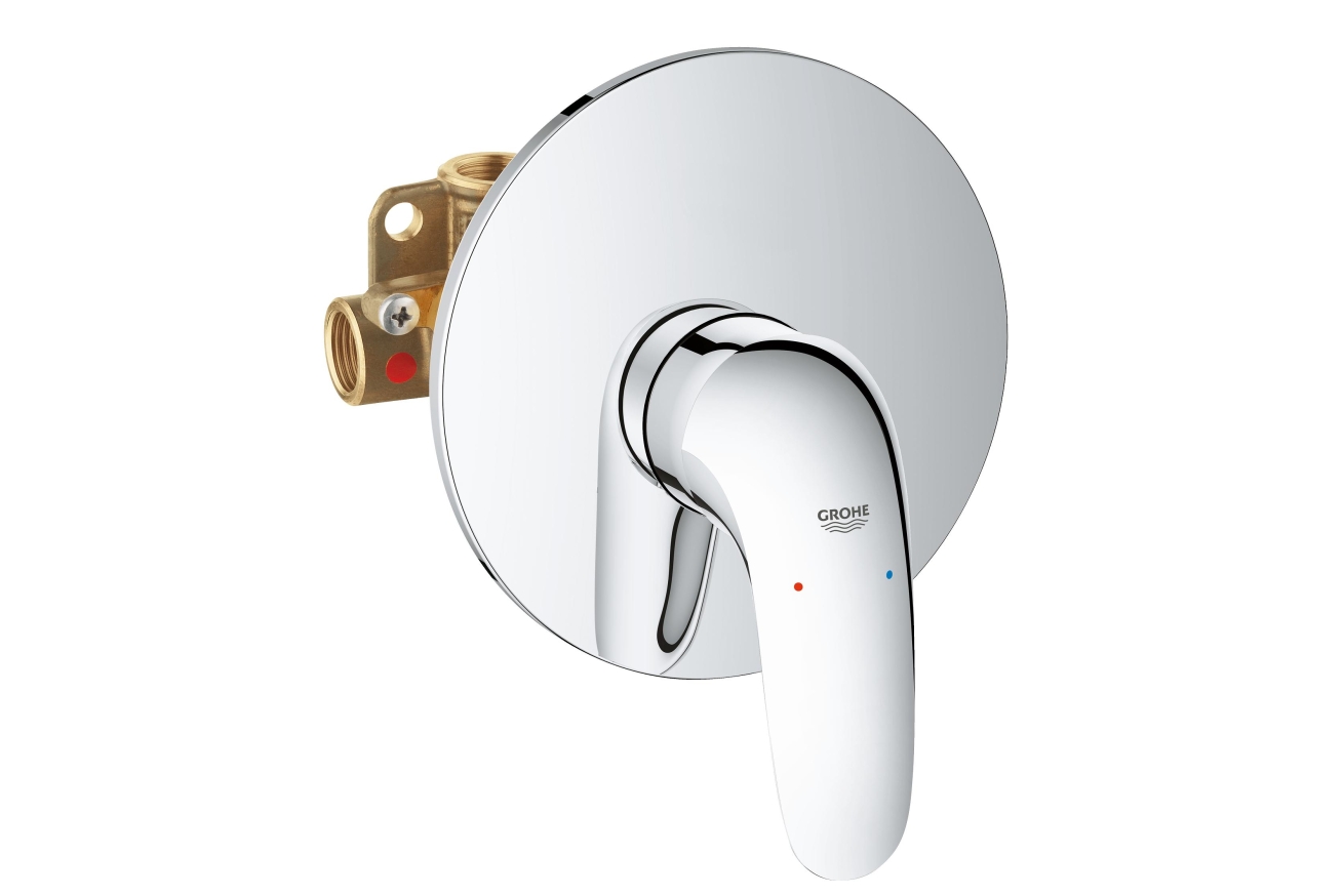 Смеситель для душа GROHE Eurostyle в комплекте с монтажной частью, хром (23725003)