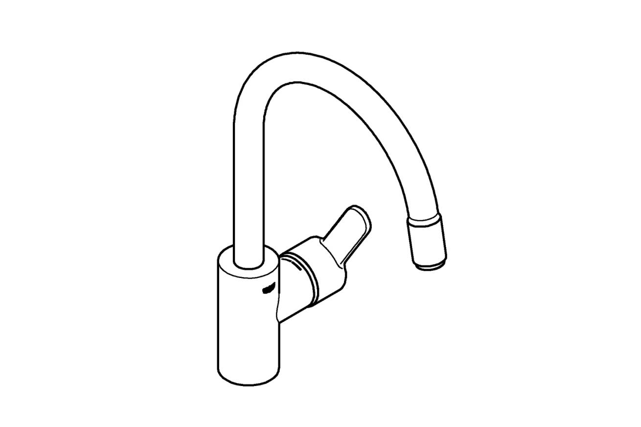 Смеситель для кухни GROHE Eurostyle Cosmopolitan, хром (31126004)
