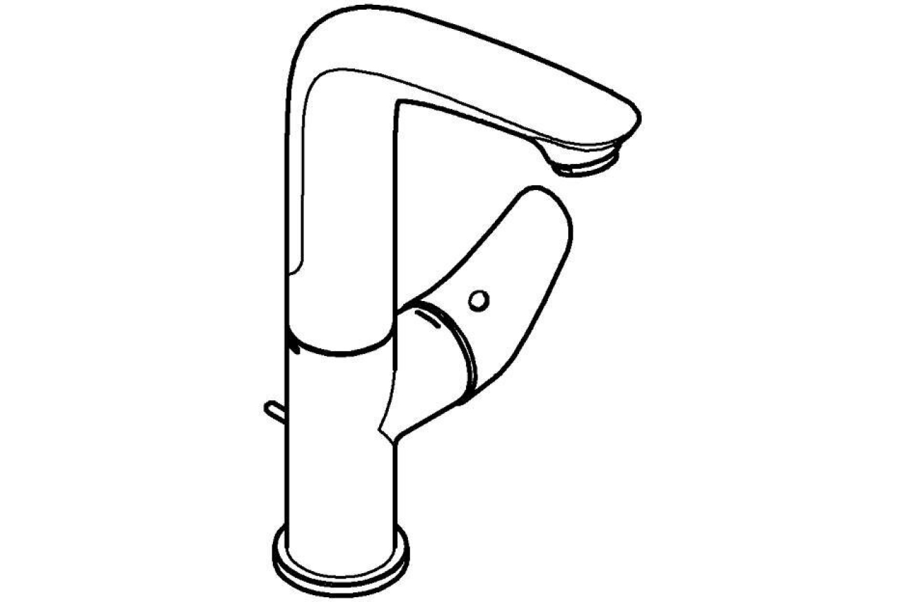 Смеситель для раковины GROHE Eurostyle, L-size, хром (23718003)