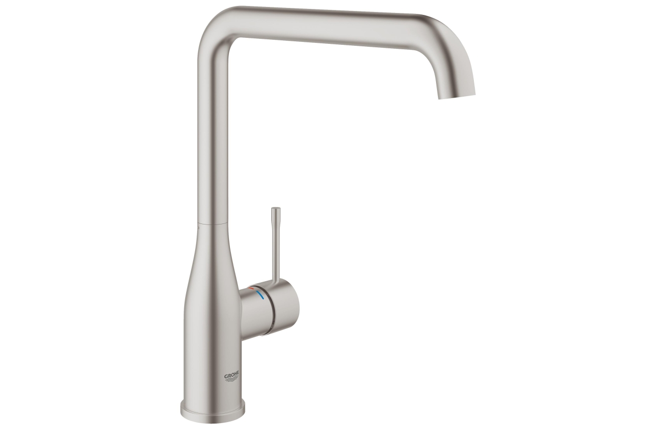 Смеситель для кухонной мойки GROHE Essence с поворотным изливом, суперсталь (30269DC0)