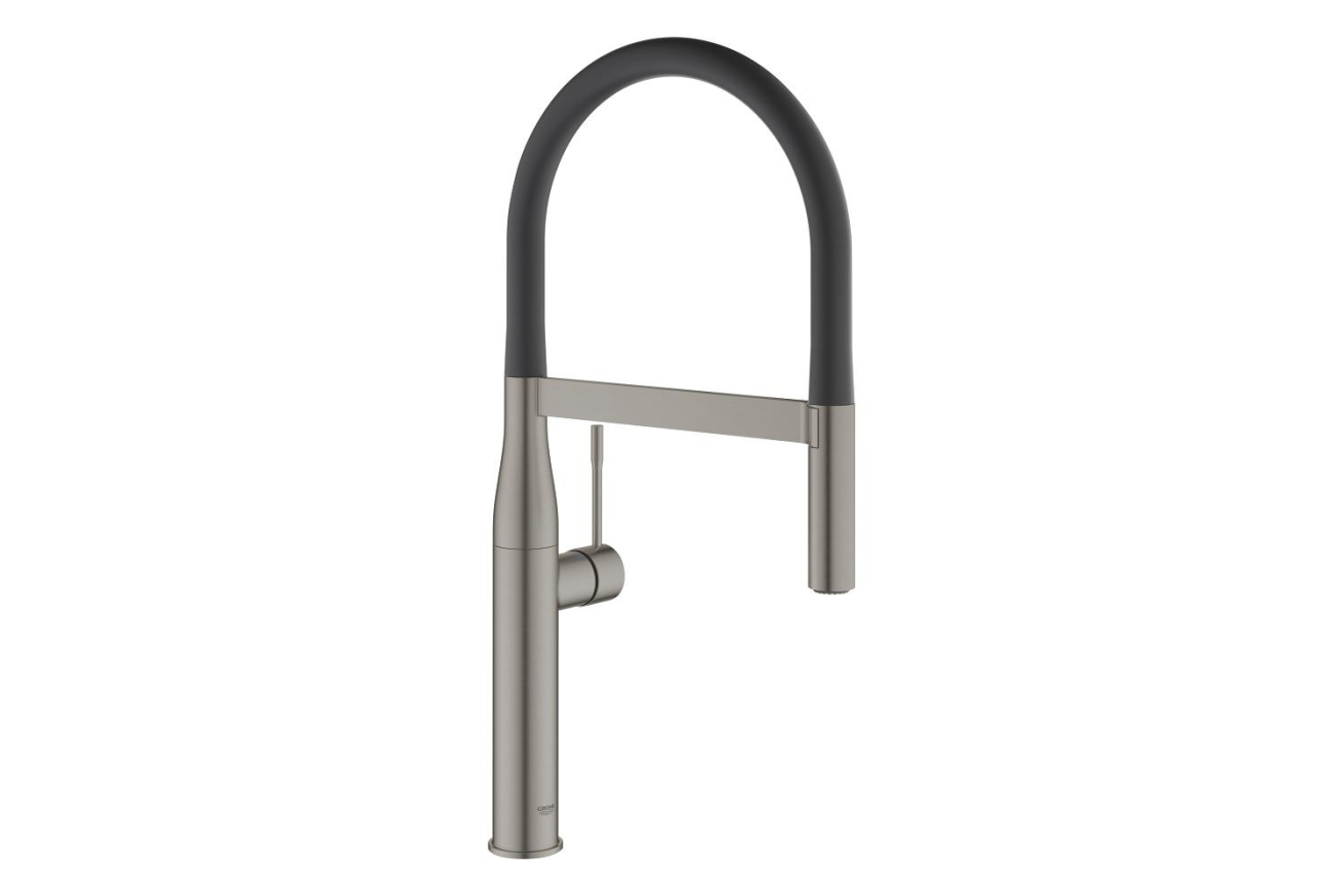 Смеситель для кухни GROHE Essence профессиональный, темный графит матовый (30294AL0)