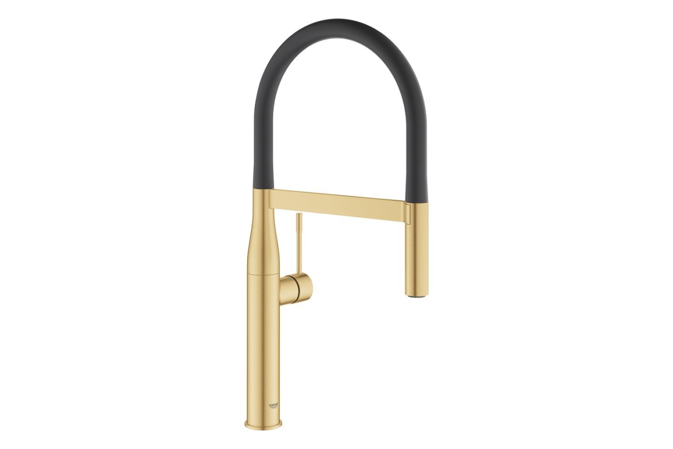 Смеситель для кухни GROHE Essence профессиональный, холодный рассвет матовый (30294GN0)