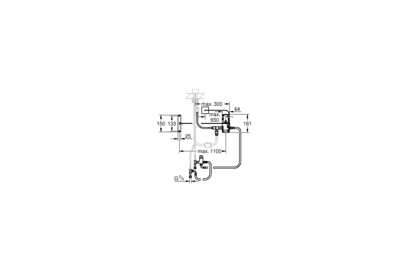 Комплект переоснащения GROHE Foot Control retro-fit (30309000)
