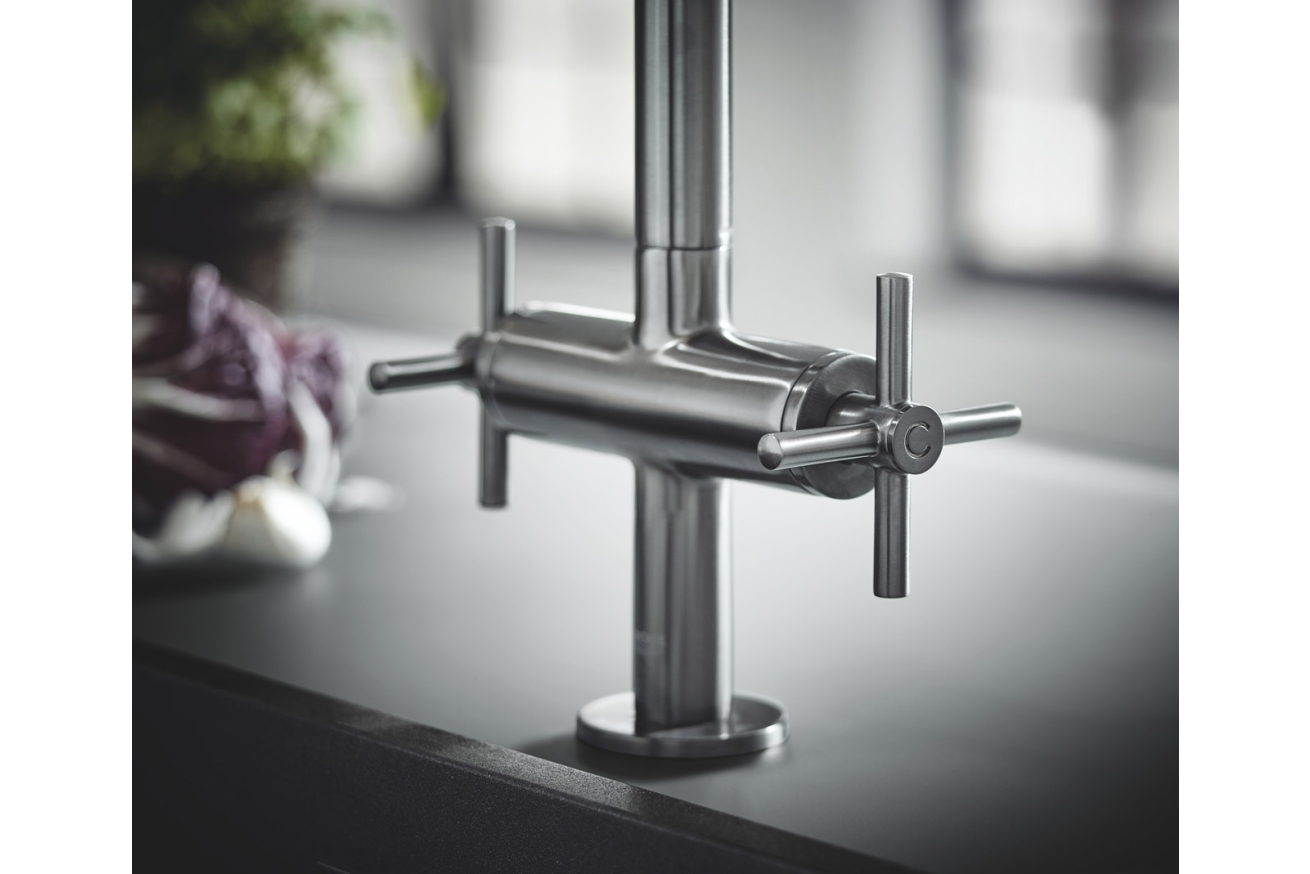 Смеситель для кухни GROHE Atrio, суперсталь (30362DC0)
