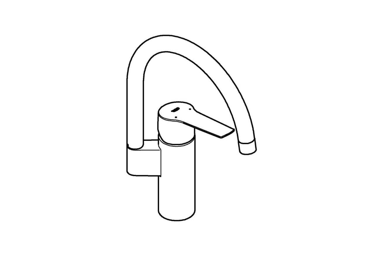 Смеситель для кухни GROHE Start QuickFix, хром (30469000)