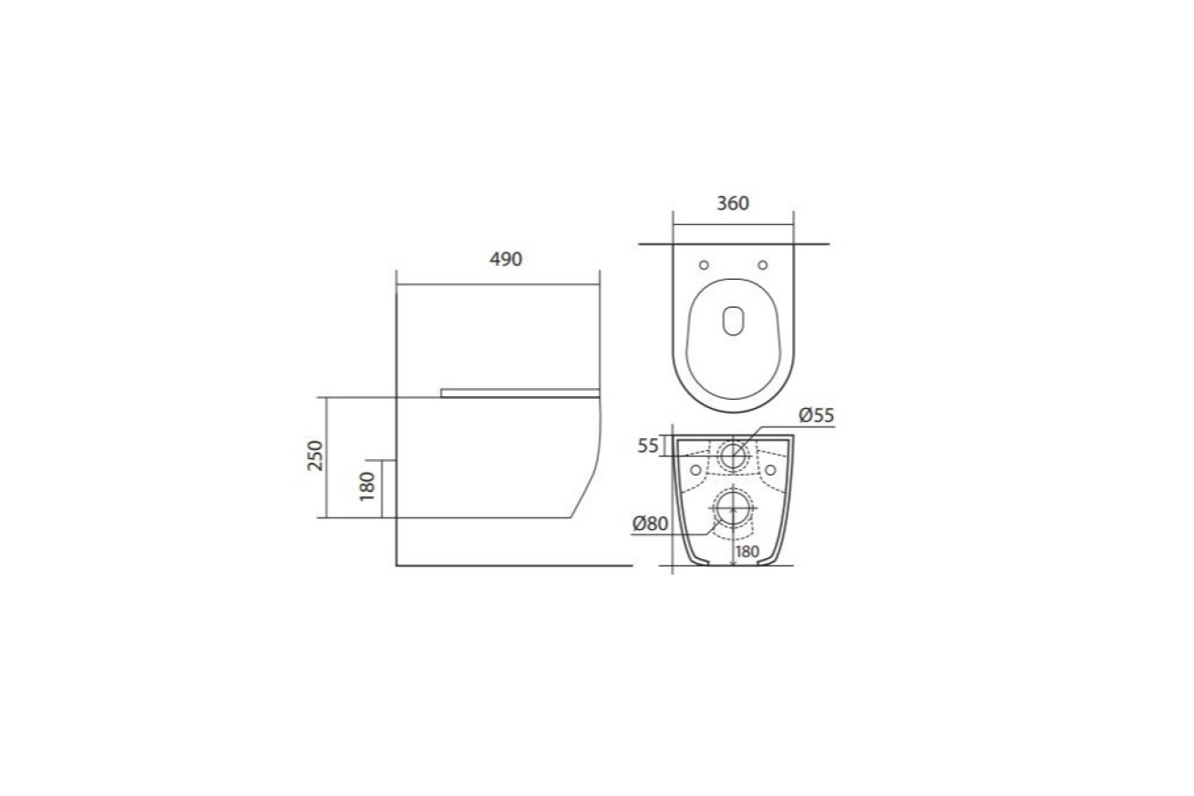Комплект инсталляции GROHE 38775001 с унитазом Aquatek ЕВРОПА New и сиденьем с микролифтом (NW0187)