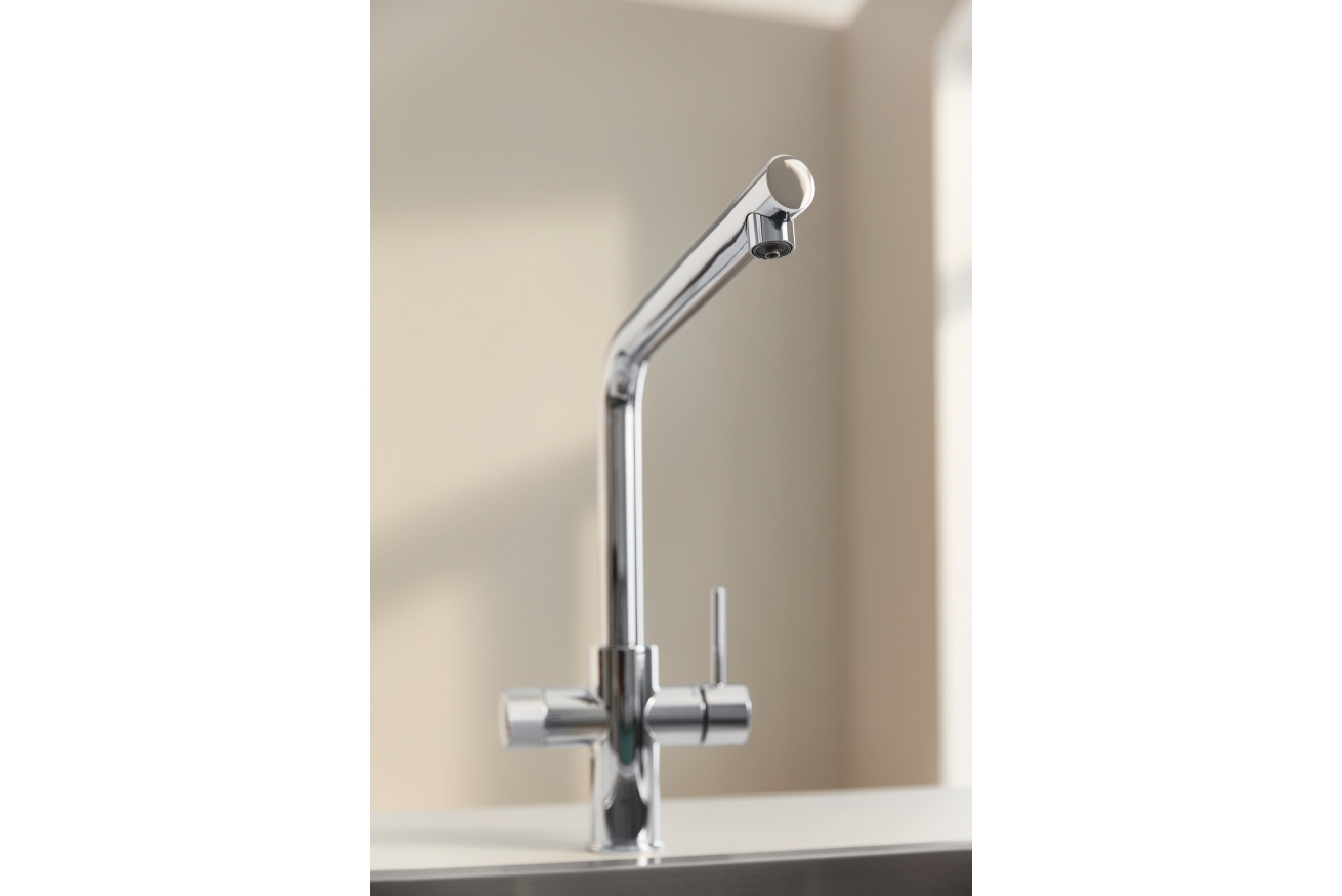 Смеситель для кухонной мойки GROHE Blue Pure Minta с функцией фильтрации, с фильтром в комплекте, хром (30589000)