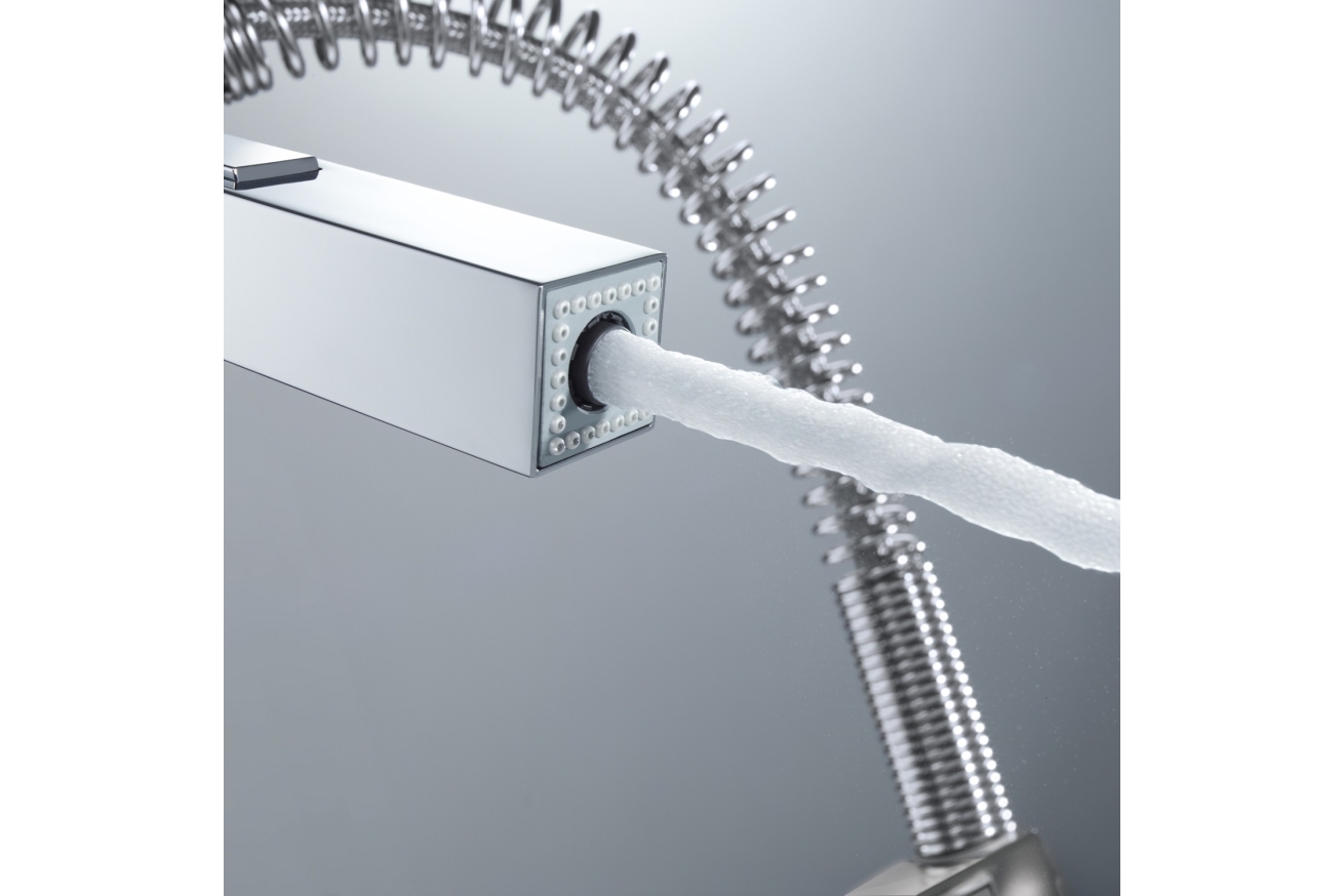 Смеситель для кухонной мойки GROHE Eurocube профессиональный, хром (31395000)