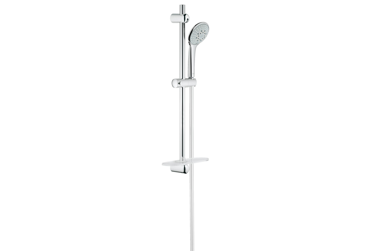 Душевой гарнитур GROHE Euphoria 110 Champagne с мыльницей, 3 режима струи, душевая штанга 600 мм, 17 л/мин, хром (27232001)