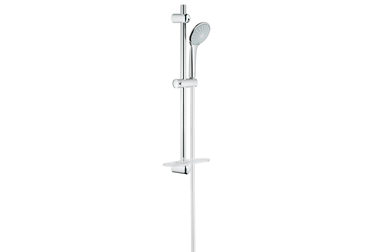 Душевой гарнитур GROHE Euphoria 110 Pure с мыльницей, 3 режима струи, душевая штанга 600 мм, хром (27233001)