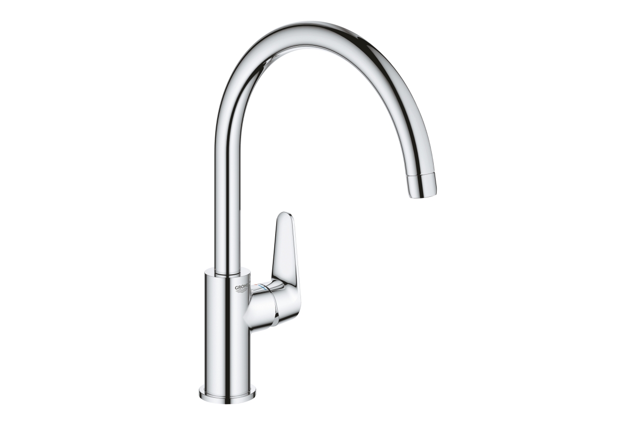 Смеситель для кухни GROHE Start Curve с высоким C-изливом, хром (31554001)