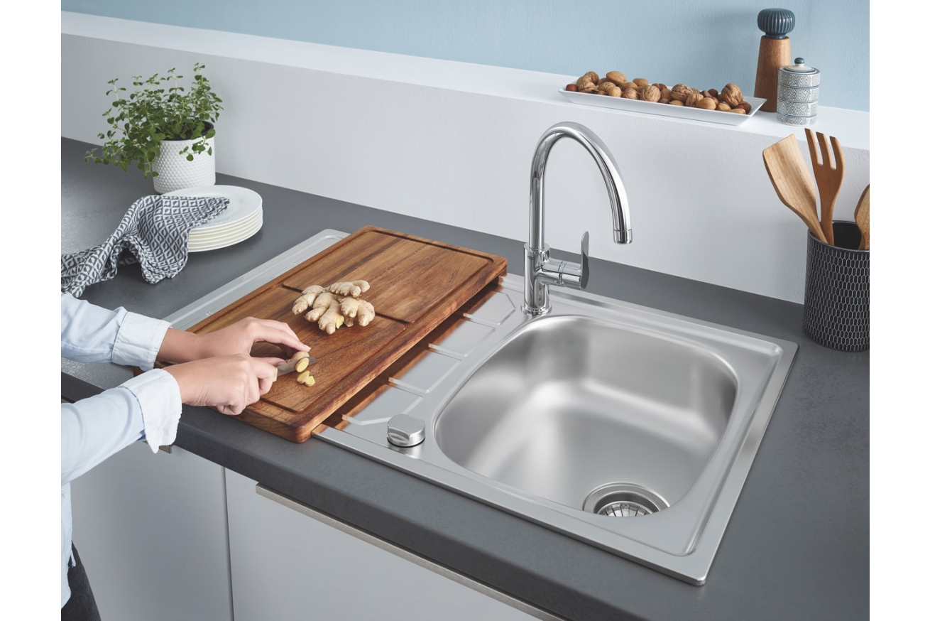 Мойка и смеситель для мойки, GROHE K200, хром, (31562SD0)