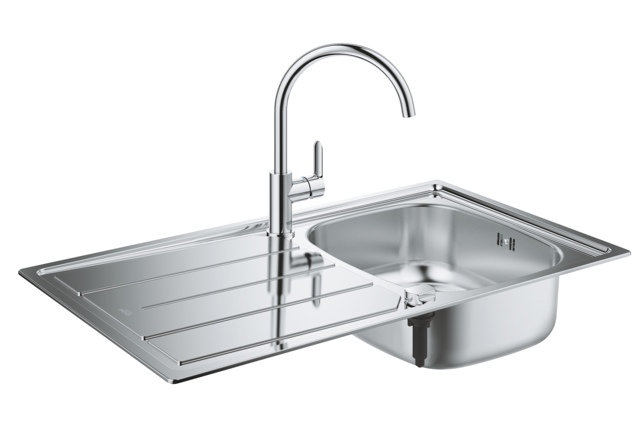 Мойка и смеситель для мойки, GROHE K200, хром, (31562SD0)
