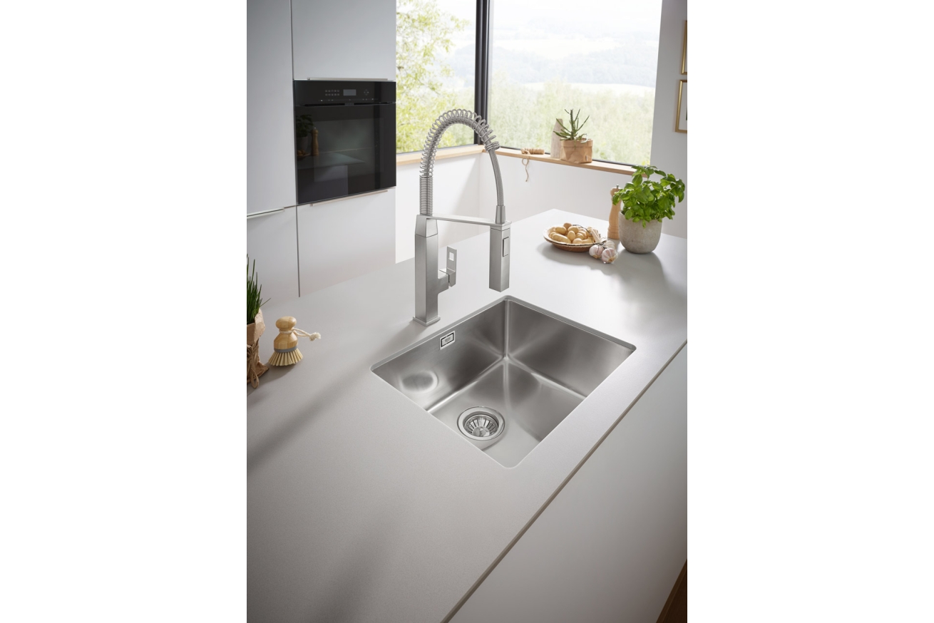 Мойка GROHE из нержавеющей стали, 1 чаша, монтаж под столешницу K700U 60-S 54,4/44,4 1.0 (31574SD0)
