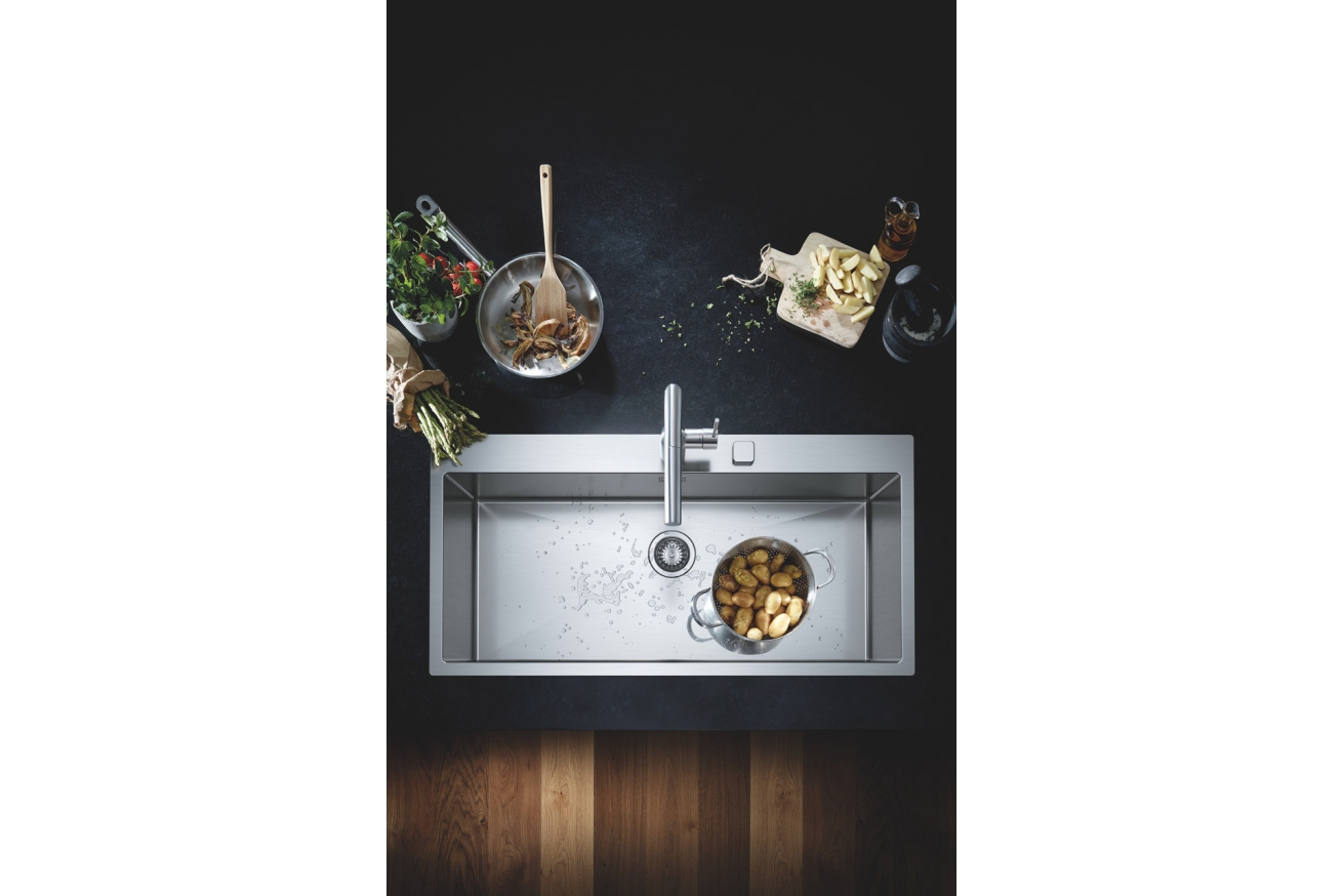 Мойка GROHE K800, нержавеющая сталь (31586SD1)