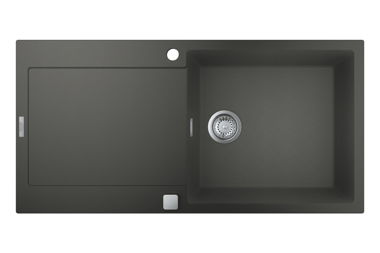 Мойка GROHE K500 с одной чашей, 1000 x 500 мм, серый гранит (31645AT0)