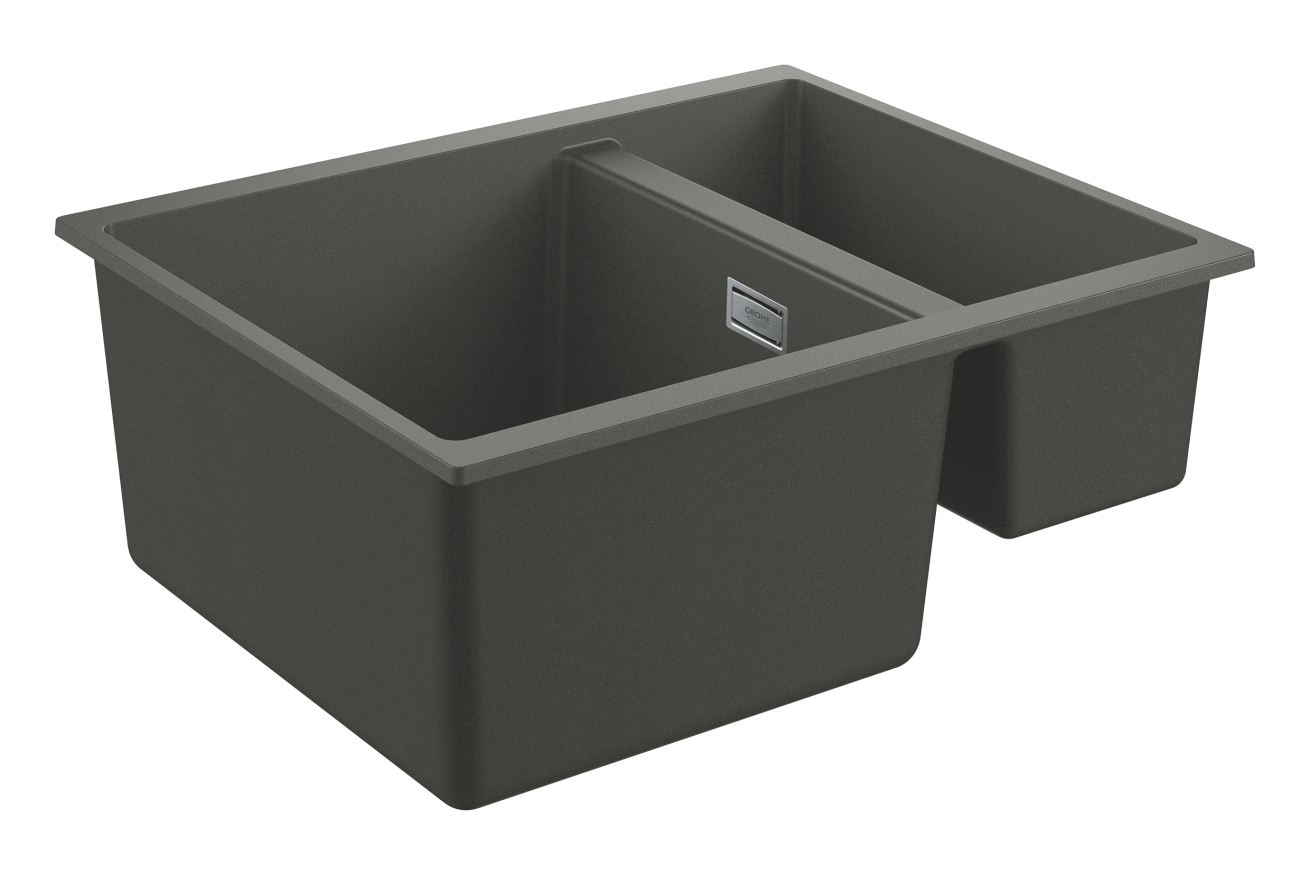 Мойка GROHE K500 с 1,5 чашей, 555 x 460 мм, серый гранит (31648AT0)