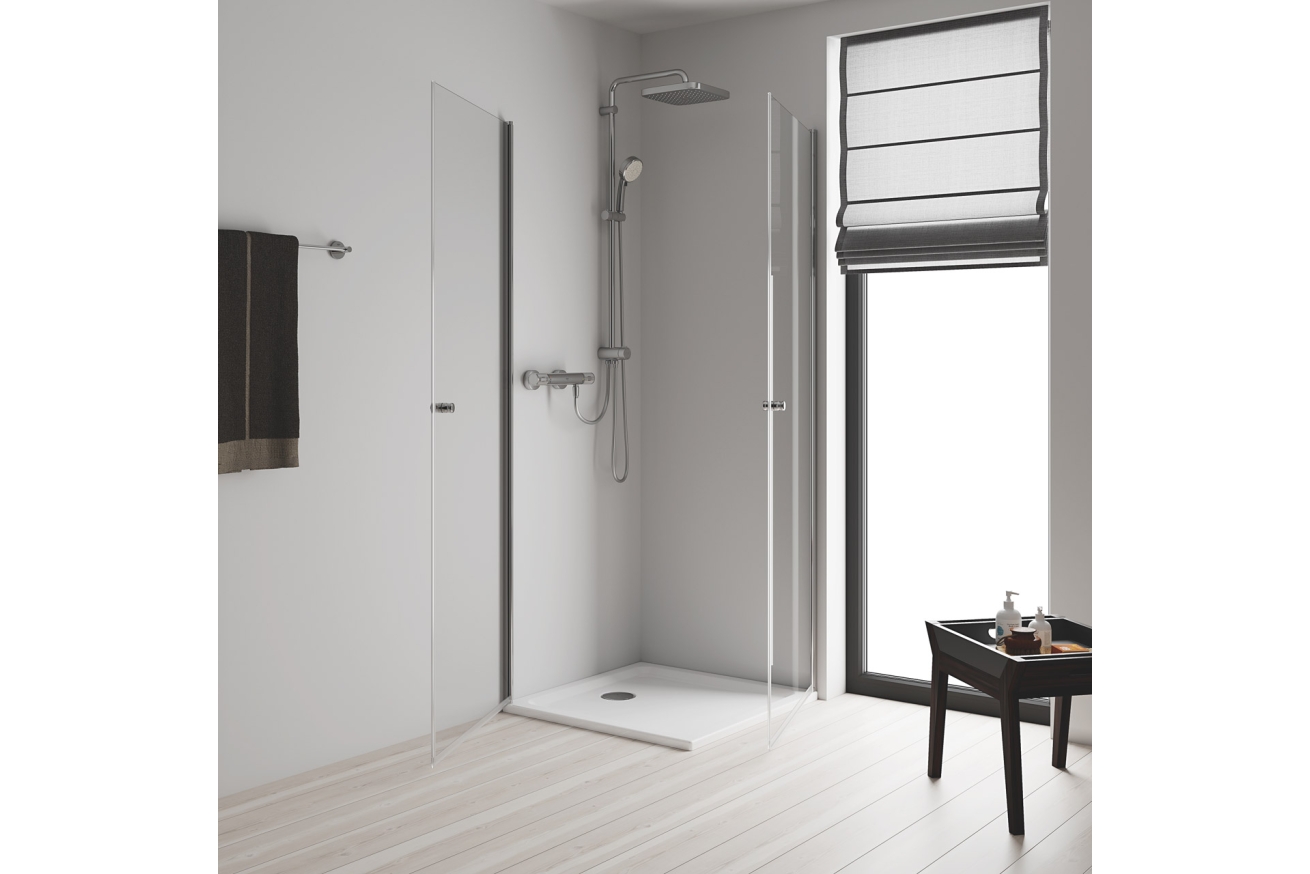 Душевая система GROHE Tempesta Cosmopolitan 250 CUBE с переключателем потоков, хром (26694000)