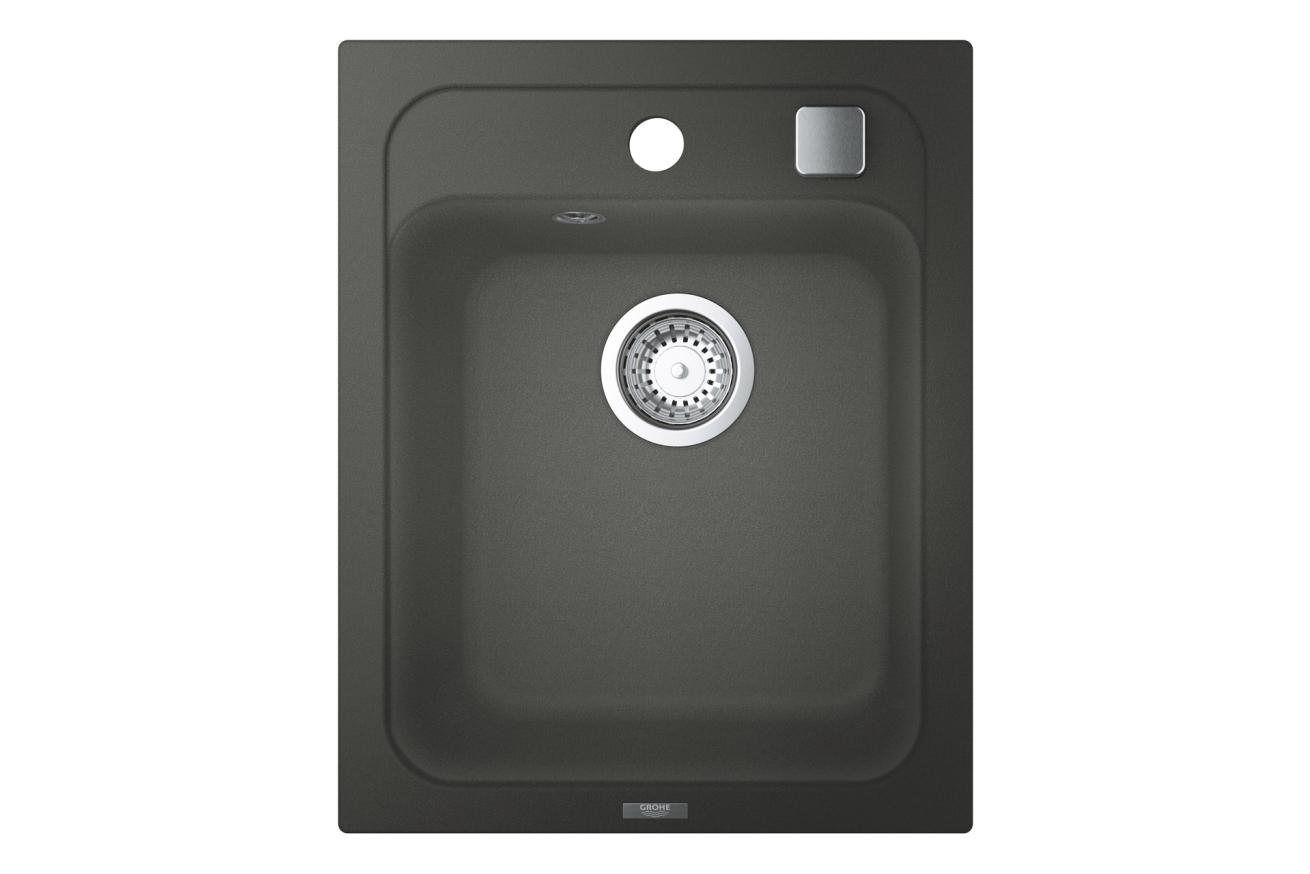 Мойка GROHE K700 с одной чашей, 400 x 500 мм, серый гранит (31650AT0)